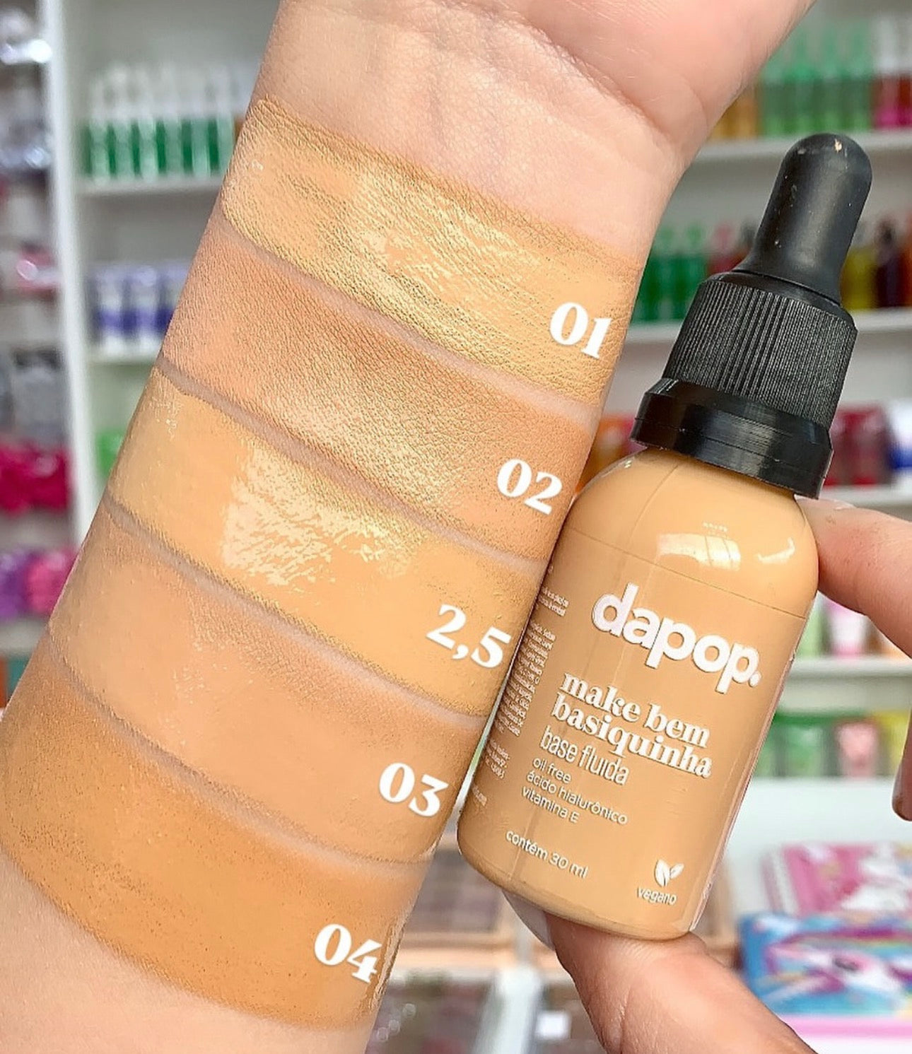 Base Fluida Make Bem Basiquinha Dapop 30ml