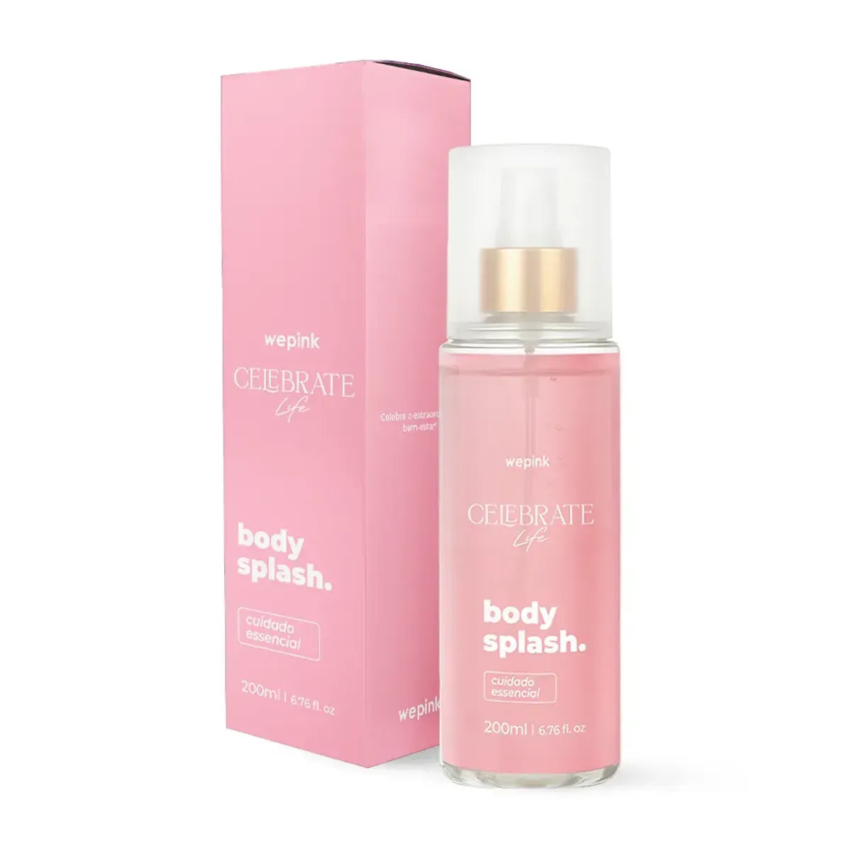 Body Splash Celebrate Life Desodorante Colônia 200ml - Wepink