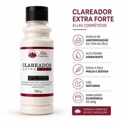 Clareador Extra Forte Ellas Cosméticos – 200g