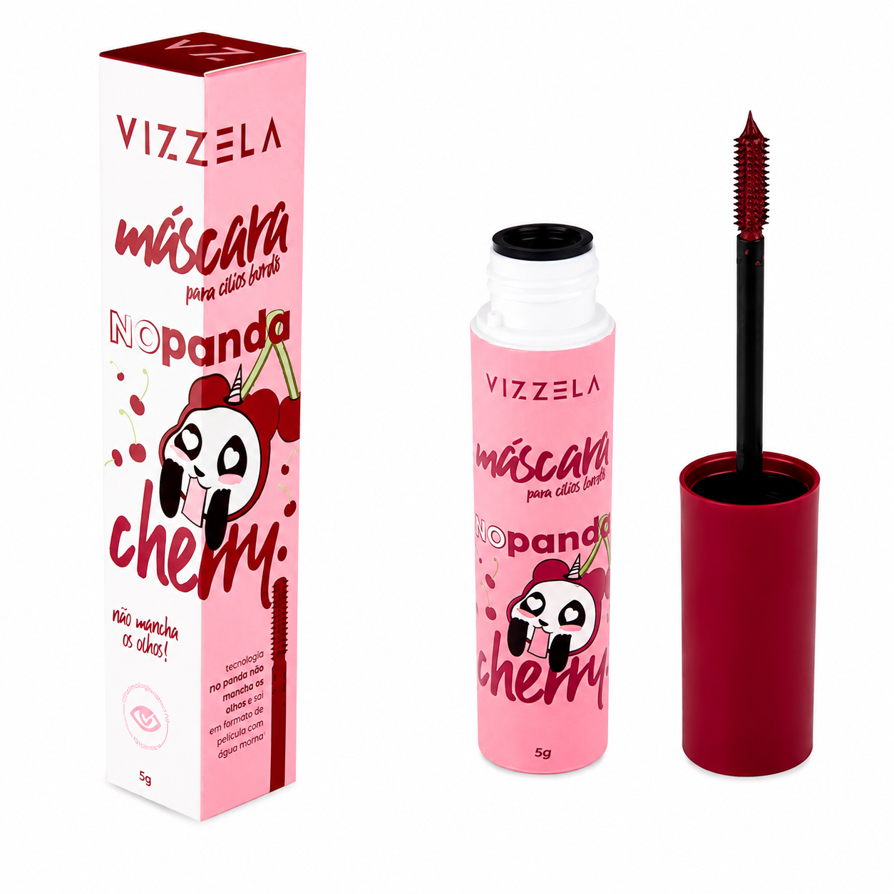 Máscara No Panda Cherry Vizzela 5g