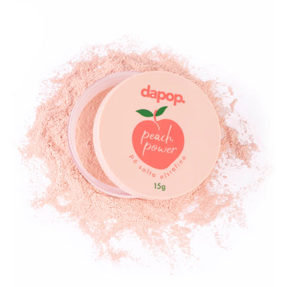 PÓ SOLTO ULTRAFINO PEACH POWER PÊSSEGO