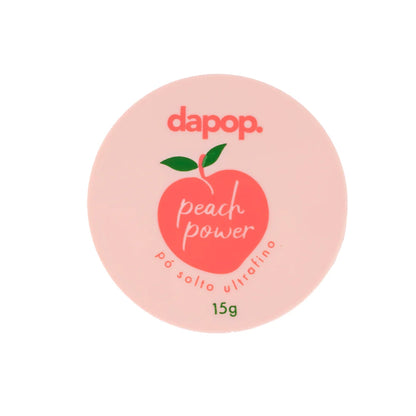 PÓ SOLTO ULTRAFINO PEACH POWER PÊSSEGO