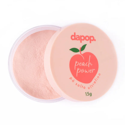 PÓ SOLTO ULTRAFINO PEACH POWER PÊSSEGO